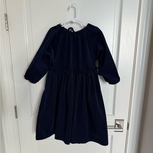 Mabo Girl Navy Blue Corduroy Baby Doll Dress Size 12/13